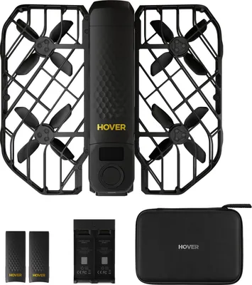 Produktbild von HOVERAir X1 Pro Max, 4 Rotoren, 48 MP, 1000 m, SD, 1920 mAh, Schwarz