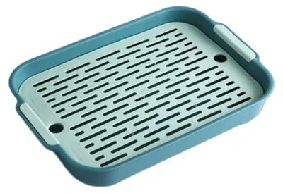 Produktbild von Kleintier-Toilette 1 Stück mit 27 x 18,8 x 4 cm und Abtrenngitter für Kaninchen und Hamster