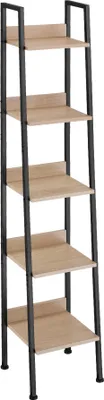 Produktbild von tectake® Leiterregal Folkestone inklusive Kippschutz, 35,5 x 31,5 x 170,5 cm
