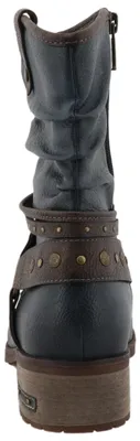 Produktbild von Mustang Damen Stiefelette mit Zierriemen 15M0062003, Größe:37 EU, Farbe:Blau