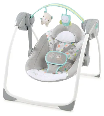 Productafbeelding van De Comfort 2 Go Fanciful Forest: een slim ontworpen, draagbare ligstoel voor baby's