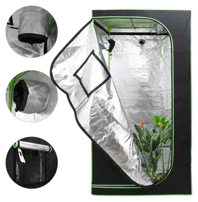 Produktbild von Vigevee Growbox 100x100x200cm Professionelles Growzelt, ideal für Tomaten Salat Kräuter