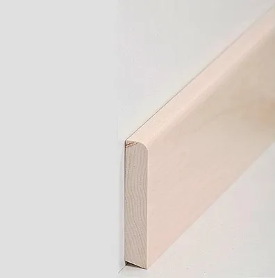 Produktbild von Sockelleiste Massivholz 13 x 70 x fallende Längen bis ca. 2500 mm Ahorn Massivholz Fußleiste by PROVISTON 12.5 Meter | 5 Stück