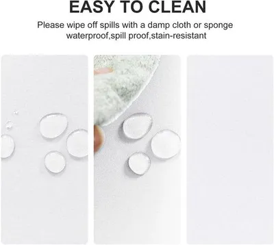 Productafbeelding van Ibenzoa® Tafelkleed, 110 x 140 cm – 100% polyester, waterdicht en gemakkelijk te onderhouden, duurzame tafelbescherming voor dagelijks gebruik en feestelijke gelegenheden