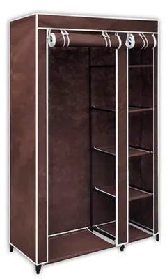 Productafbeelding van Opvouwbare Stoffen Kast met Klittenbandsluiting 110x45x175 cm
