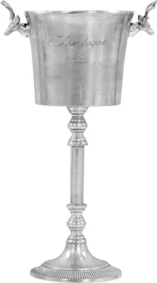 Image de Seau à champagne Aluminium solide 39x29x71 cm Argenté