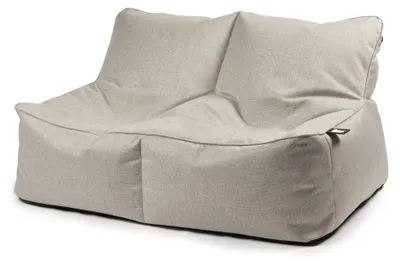 Produktbild von Extreme Lounging - b-chair double - geräumige Lounge 2-Sitzer - innen und außen - UV- und wasserbeständig - 120x75x66cm - Ecru