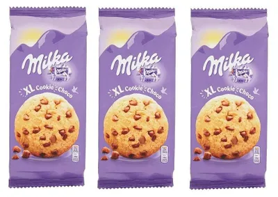 Produktbild von 3x Milka Kekse XL choco mit tropfen schokolade 184g biscuits cookies