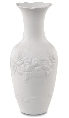 Produktbild von Blumenvase Vase aus Porzellan- Porzellanvase Serie Flora 25,5cm