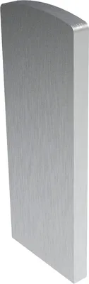 Produktbild von ECONOMY Endkappe für Bodenprofile 0004, Aluminium silber eloxiert