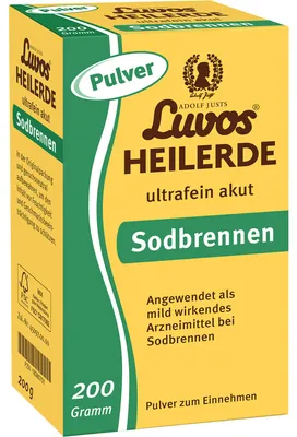 Produktbild von Luvos Heilerde ultrafein akut Sodbrennen, 200 g Pulver