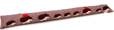 Produktbild von heimtexland ® Zugluftstopper Windstopper Fensterdeko Kissen Türdichtung Fensterdichtung trendig bedruckt mit 46% Sandfüllung OPTIMALE ABDICHTUNG Deko Geschenk Fensterkissen Typ378 Typ378 Igel
