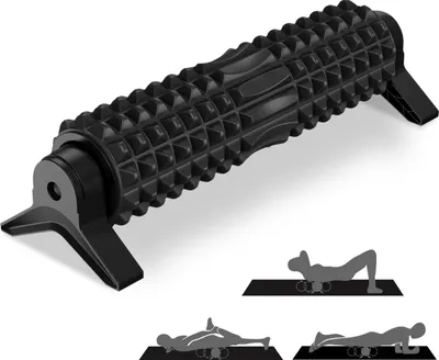 Produktbild von Faszienrolle mit Halter, Lange Triggerpunkt-Rolle für Rückenmassage & Fitness, Ideal für Sport & Yoga