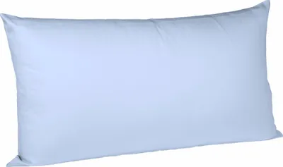 Produktbild von Fleuresse Mako-Satin-Kissenbezug uni colours 6056 bleu Größe 40x60 cm