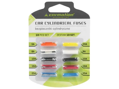 Obrázok produktu pre Zylindrische Kunststoffsicherungen, 10 ks