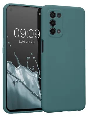 Produktbild von kwmobile Slim Case kompatibel mit Oppo A74 (5G) / A54 (5G) Hülle - Handyhülle aus Silikon in Arctic Night