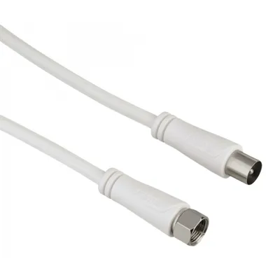 Produktbild von Hama 00122432, 1,5 m, Antenne, Koaxial, F, Weiß
