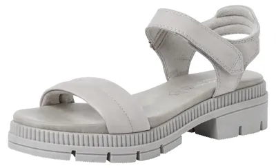 Produktbild von MARCO TOZZI Damen Sandale, Blockabsatz, Wechselfußbett, weiches FEEL ME Fußbett,