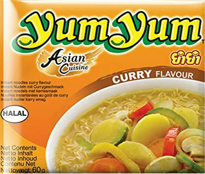 Produktbild von YumYum Instant Noodles Curry 30 x 60 g (1,8 kg)