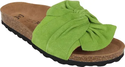 Produktbild von JOE N JOYCE Sylt Veloursleder Soft-Fußbett Light Green Größe 42 Schmal