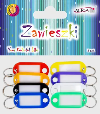 Immagine prodotto di Portachiavi assortiti, confezione da 8 pezzi PH-8251