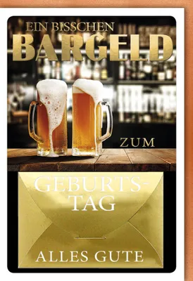Produktbild von Geburtstag - Glückwunschkarte im Format 11,5 x 17 cm mit Umschlag