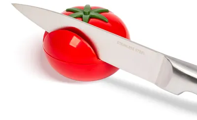 Produktbild von Messerschärfer – Manueller Messerschärfer für Küchenmesser – Tomaten-Design [BW1028]