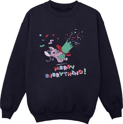 Produktbild von Disney - "Angel Merry Everything" Sweatshirt für Herren BI30991 (M) (Marineblau)