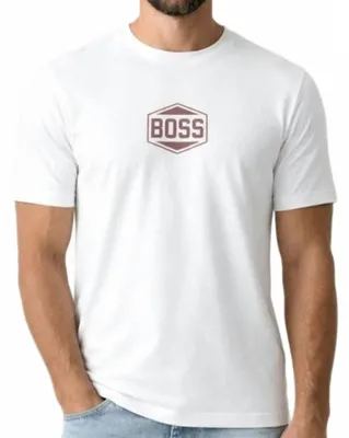 Image de Boss 50574200hb Te Logotape2 Couleur Blanc