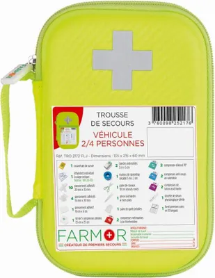 Image de Trousse de secours pour 2/4 personnes - FARMOR - TRO 2172 FLJ