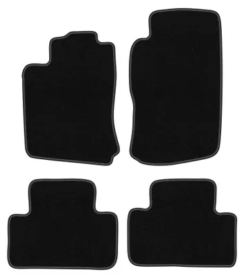 Obrázok produktu pre Velúrové autokoberce pre: Opel Vectra B 1996-2001 (hatchback/sedan/kombi) – sada 4 ks, čierne, na mieru – Wielganizator BASIC