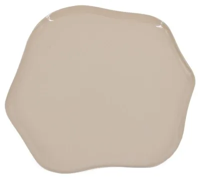 Productafbeelding van HomeBound Metalen dienblad Haru, zandbeige, glanzend