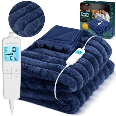 Zdjęcie produktu dla Koc elektryczny podgrzewany 180 x 160 cm Berdsen BD-963