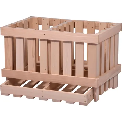Produktbild von Vorratskiste aus Holz, Kiste für Lebensmittel Aufbewahrungsbox