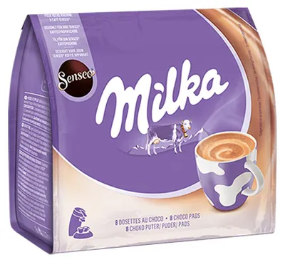 Zdjęcie produktu dla Senseo Milka strąki o smaku napoju kakaowego 112g