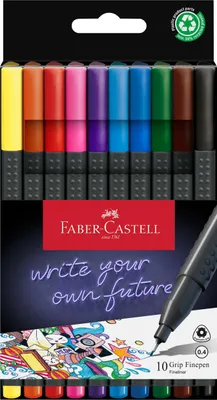Immagine prodotto di FABER-CASTELL Finepen Grip 0.4 10er Etui