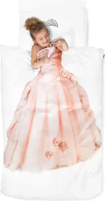 Produktbild von Snurk Baumwollbettwäsche Princess 135x200 cm+80x80 cm Farbe Rose