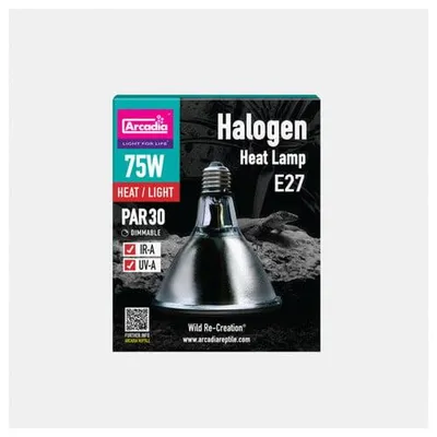 Productafbeelding van Arcadia Halogeen Basking Spot warmtelamp voor reptielen 75W