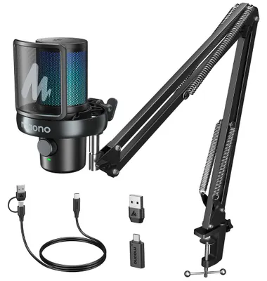 Produktbild von Maono DM40 S Pro Mikrofon (schwarz)