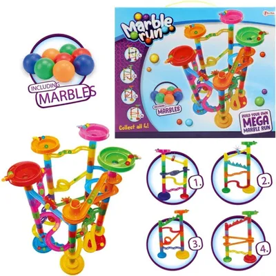 Obrázek produktu pro Toi-Toys Stavební sada na kuličkovou dráhu – 20 dílů
