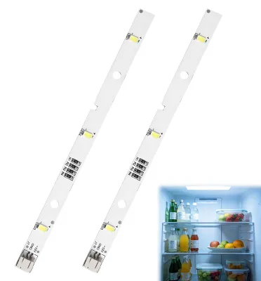 2er-Pack LED-Kühlschrankleiste DC12V 1,5W kaltweiß Ersatz
