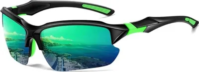 Image de J&W Lunettes de soleil sport pour homme Brisilda Green Glasses One size
