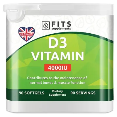 Produktbild von Vitamin D3 4000 IE, 90 Weichkapseln