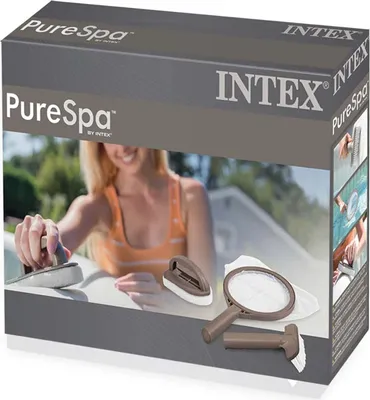 Produktbild von INTEX 28004 - Reinigungsset für PureSPA Whirlpool - Bürste Skimmer Schrubbkissen