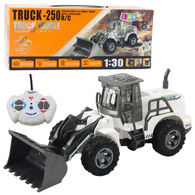 Produktbild von Ferngesteuerter Baubagger RC Lichter Weiß 1:30