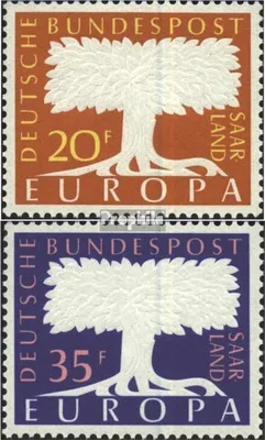 Produktbild von Briefmarken Saarland 1957 Mi 402-403 (kompl.Ausg.) FDC Europamarken