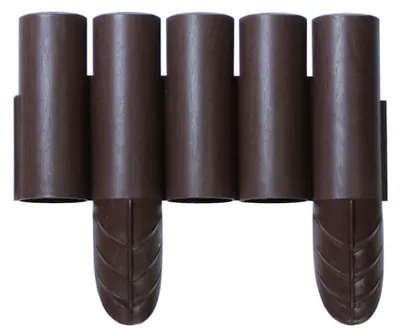 PROSPERPLAST Gartenpalisade Plus braun 2,35 m