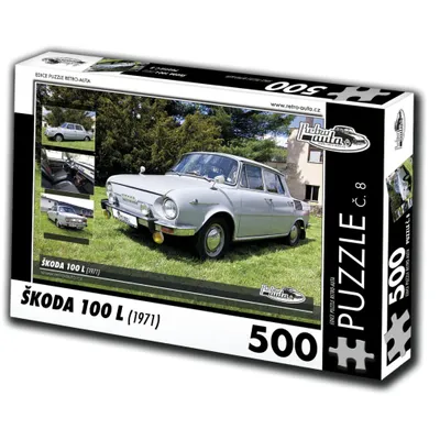 Obrázek produktu pro Puzzle č. 08 - ŠKODA 100 L (1971) 500 dílků