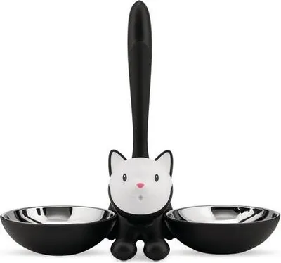 Immagine prodotto di Alessi Ciotola per gatti Tigrito nera AMMI09 B