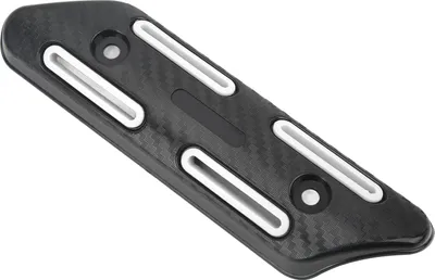 Immagine prodotto di Scudo termico per tubo di scarico universale per moto, ATV, mountain bike e scooter da 27 a 51 mm, bianco